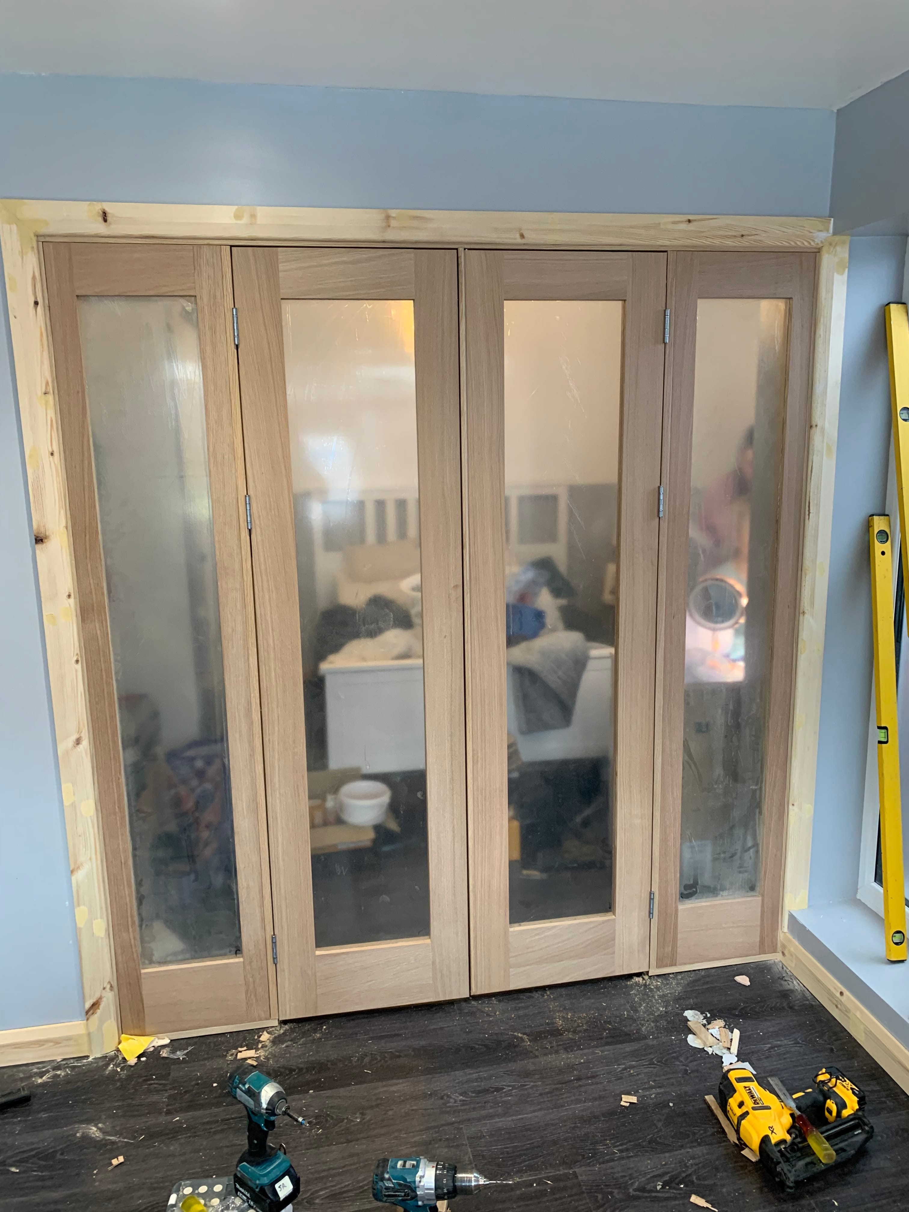Oak P10 French Door Set 2152mm(W) x 2021mm(H)